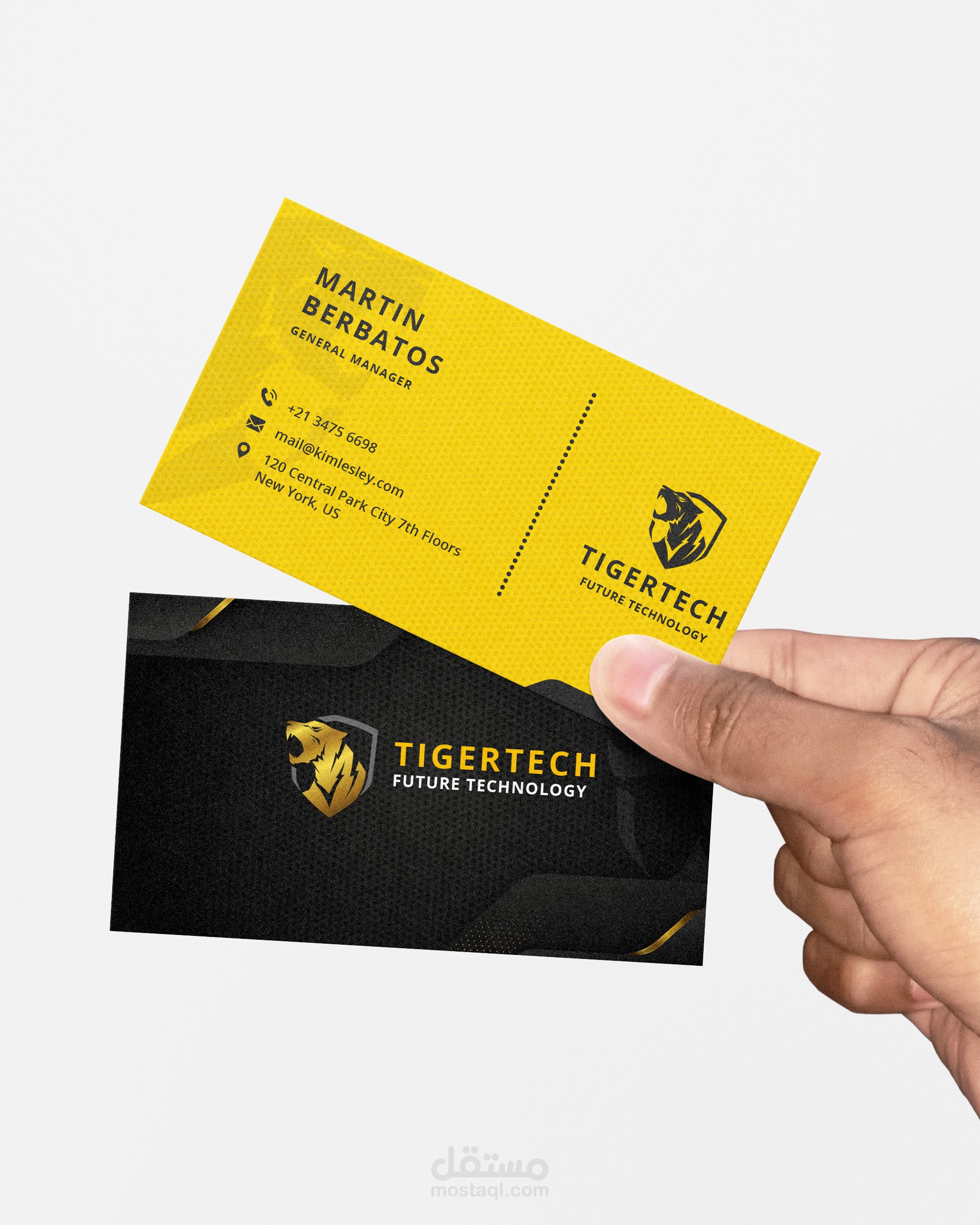 تصميم كرت عمل احترافي يُبرز هويتك ويعكس تميزك