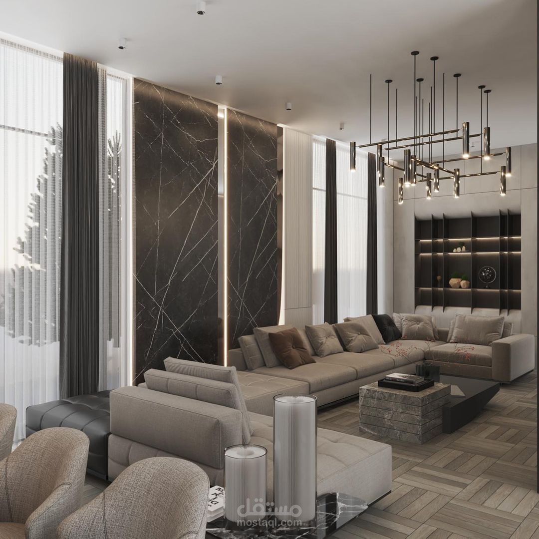 تصميم داخلي لفيلا