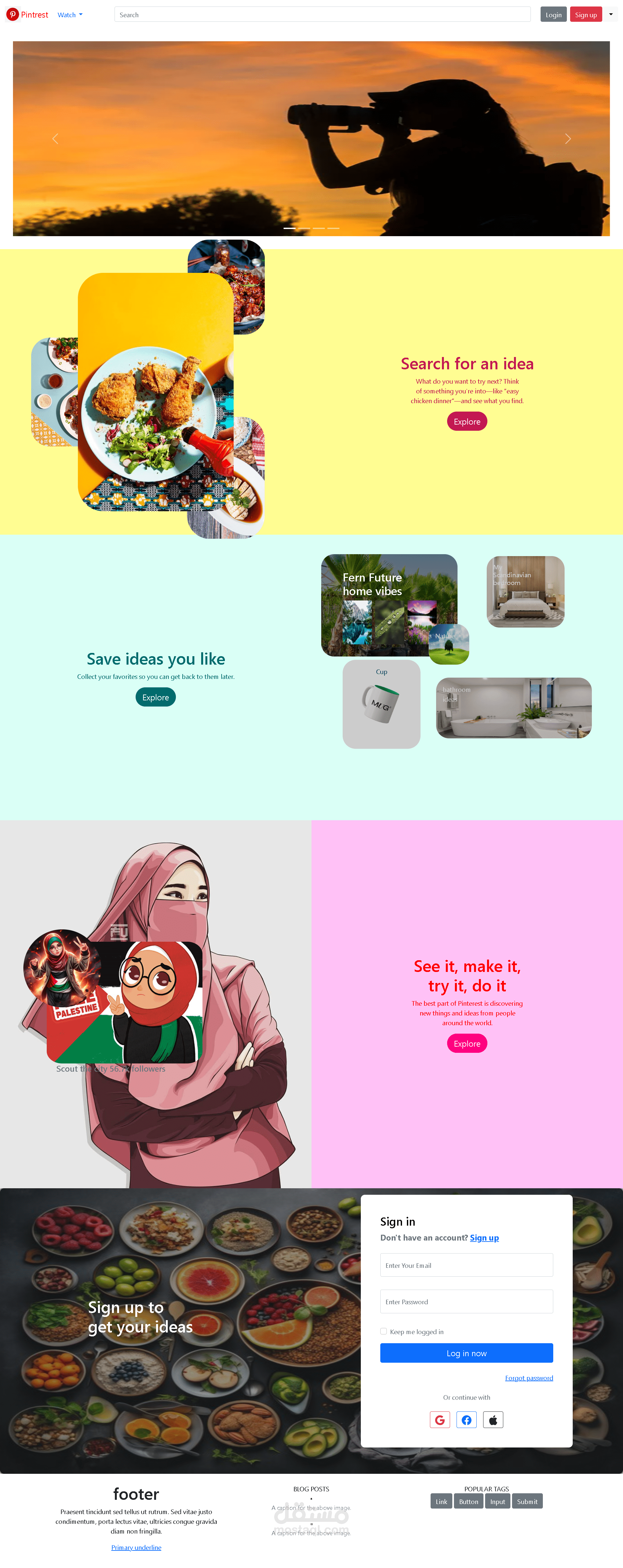 Pinterest Clone