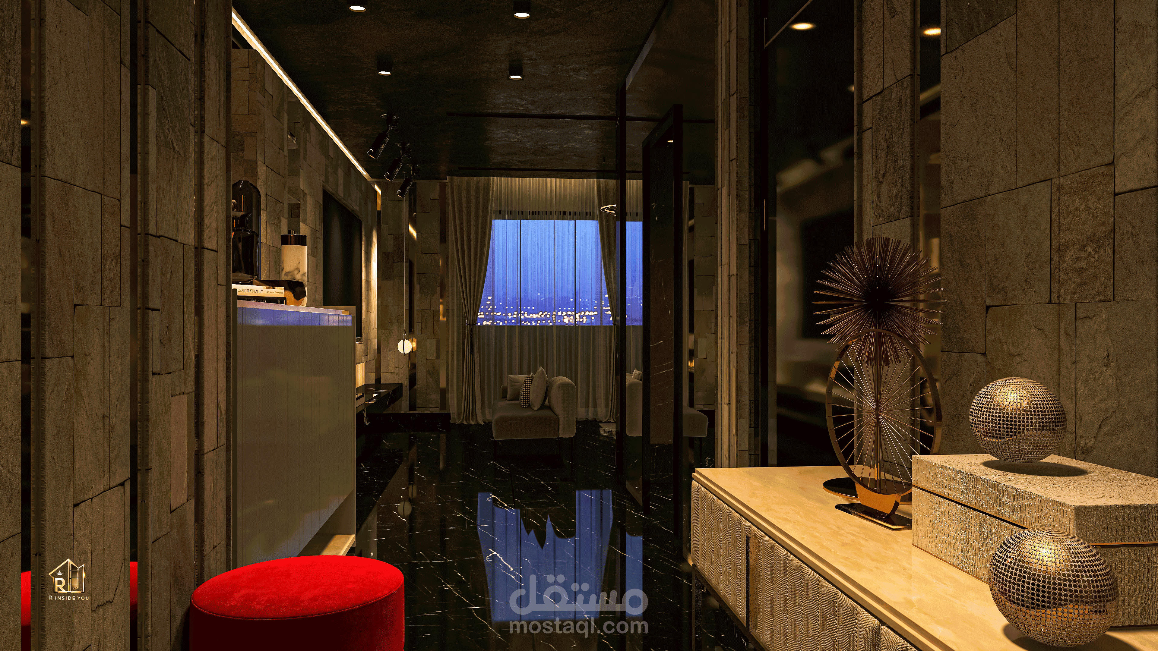 Luxurious master bedroom