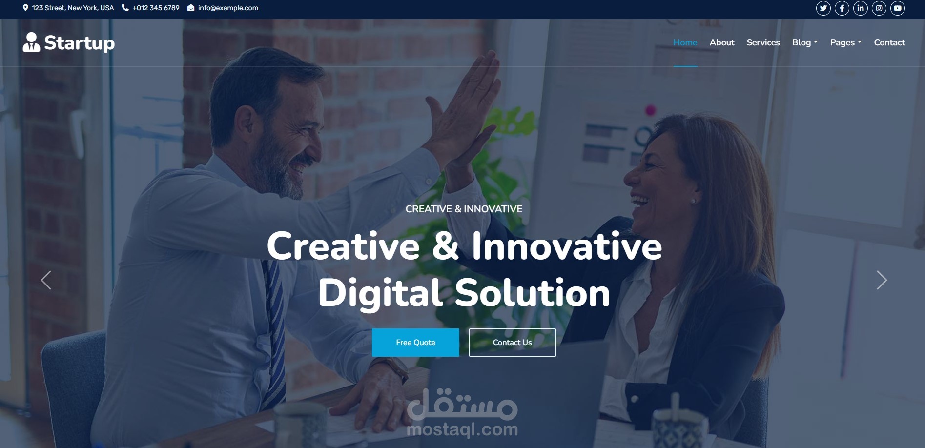 website Startup Company