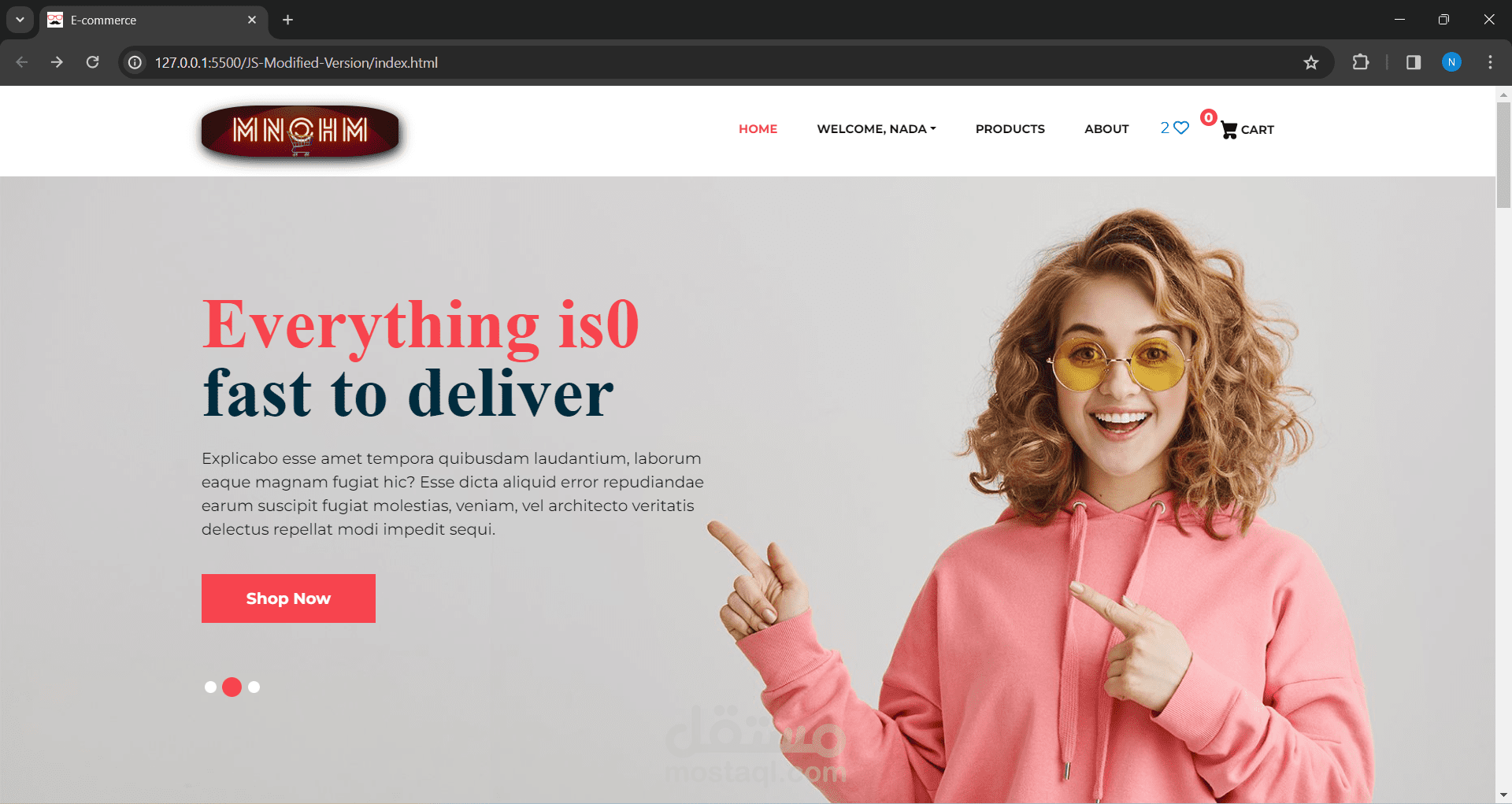 E-commerce project