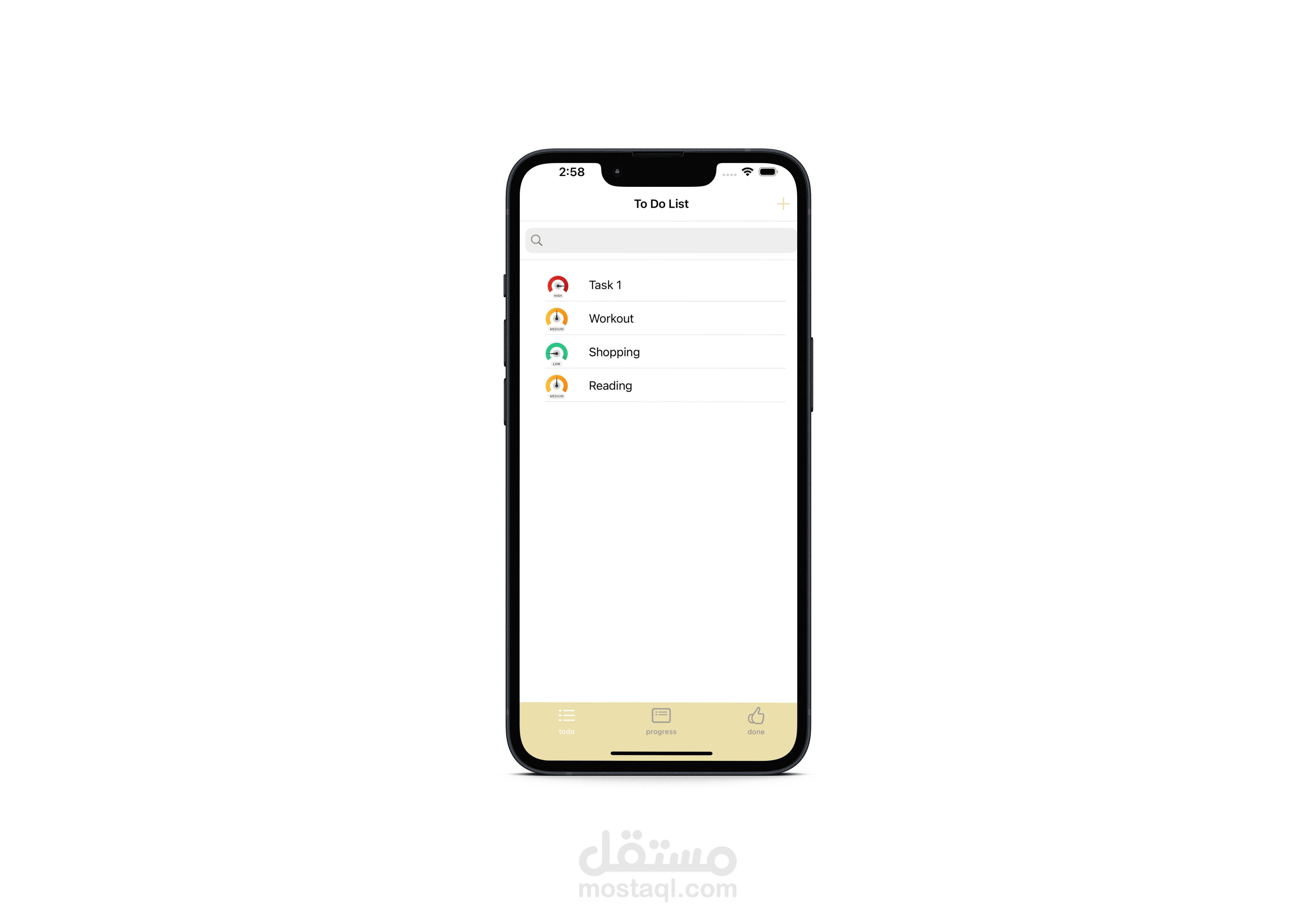 To Do List App لإدارة وتنظيم المهام اليومية
