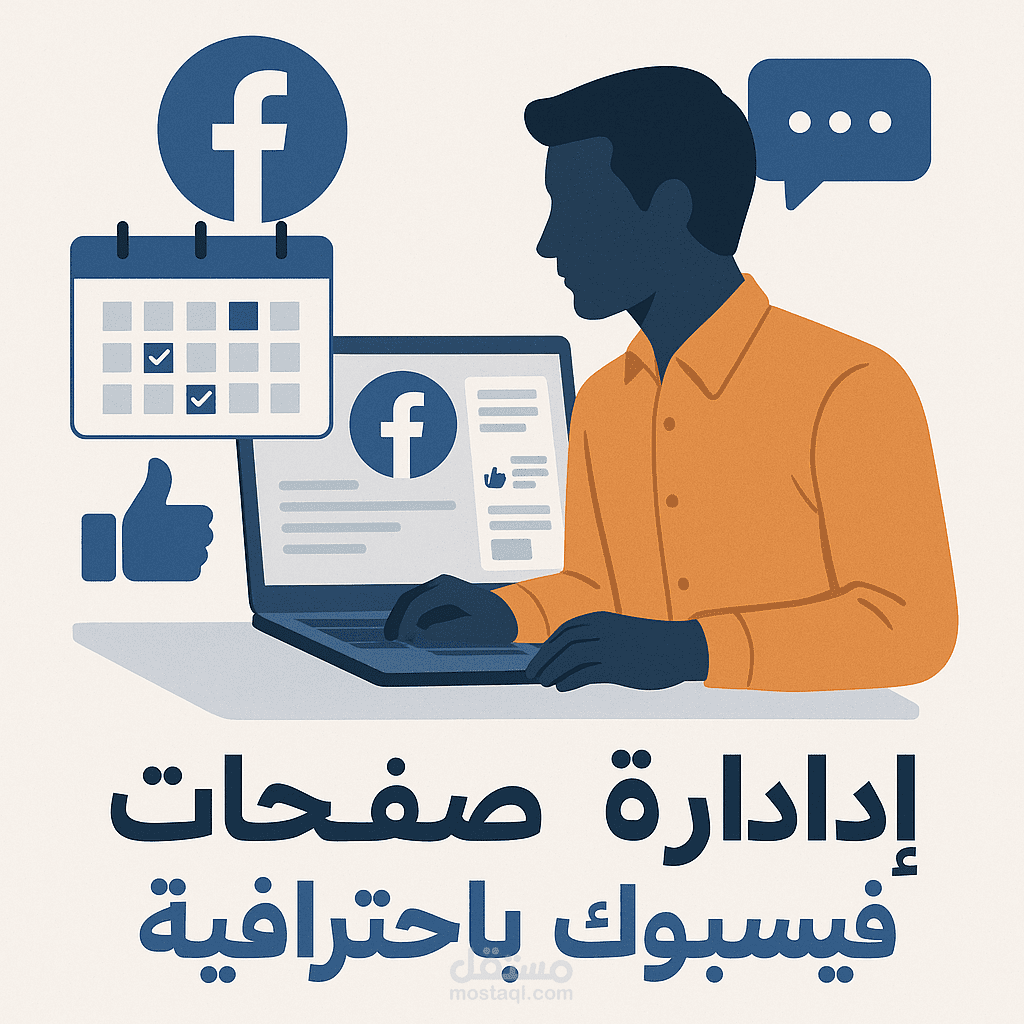 إدارة احترافية لصفحات فيسبوك – نشر وتفاعل وتحليل مستمر