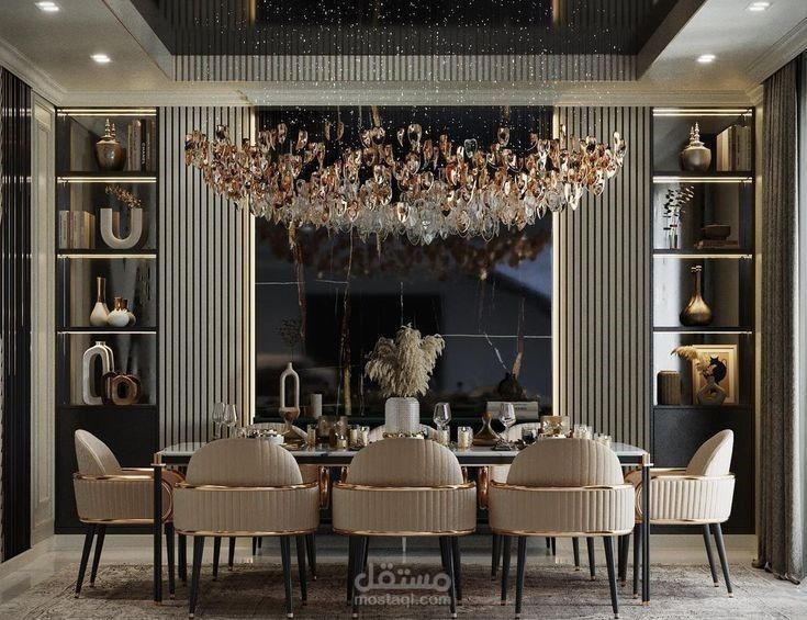 luxury dining room in UAE