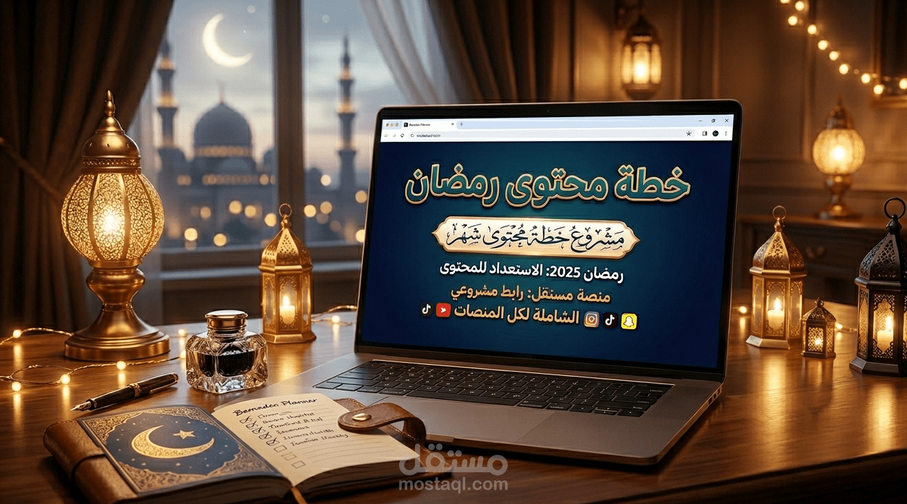 خطه محتوي شهر رمضان