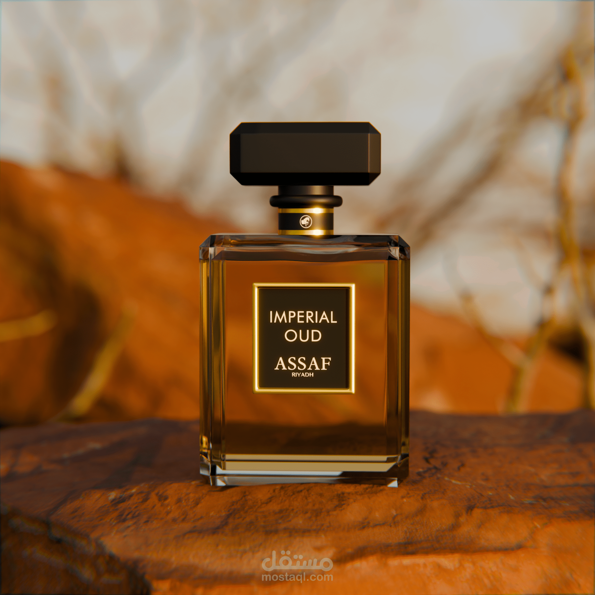 3D Design for IMPERIAL OUD Perfume From ASSAF