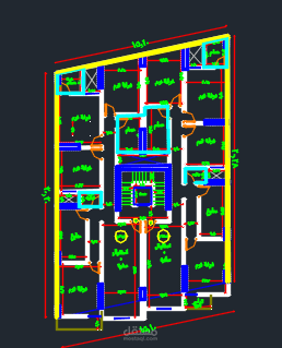 تصميم برج سكني واداري