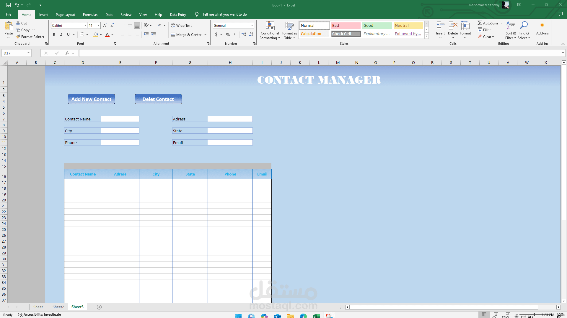 contact manager