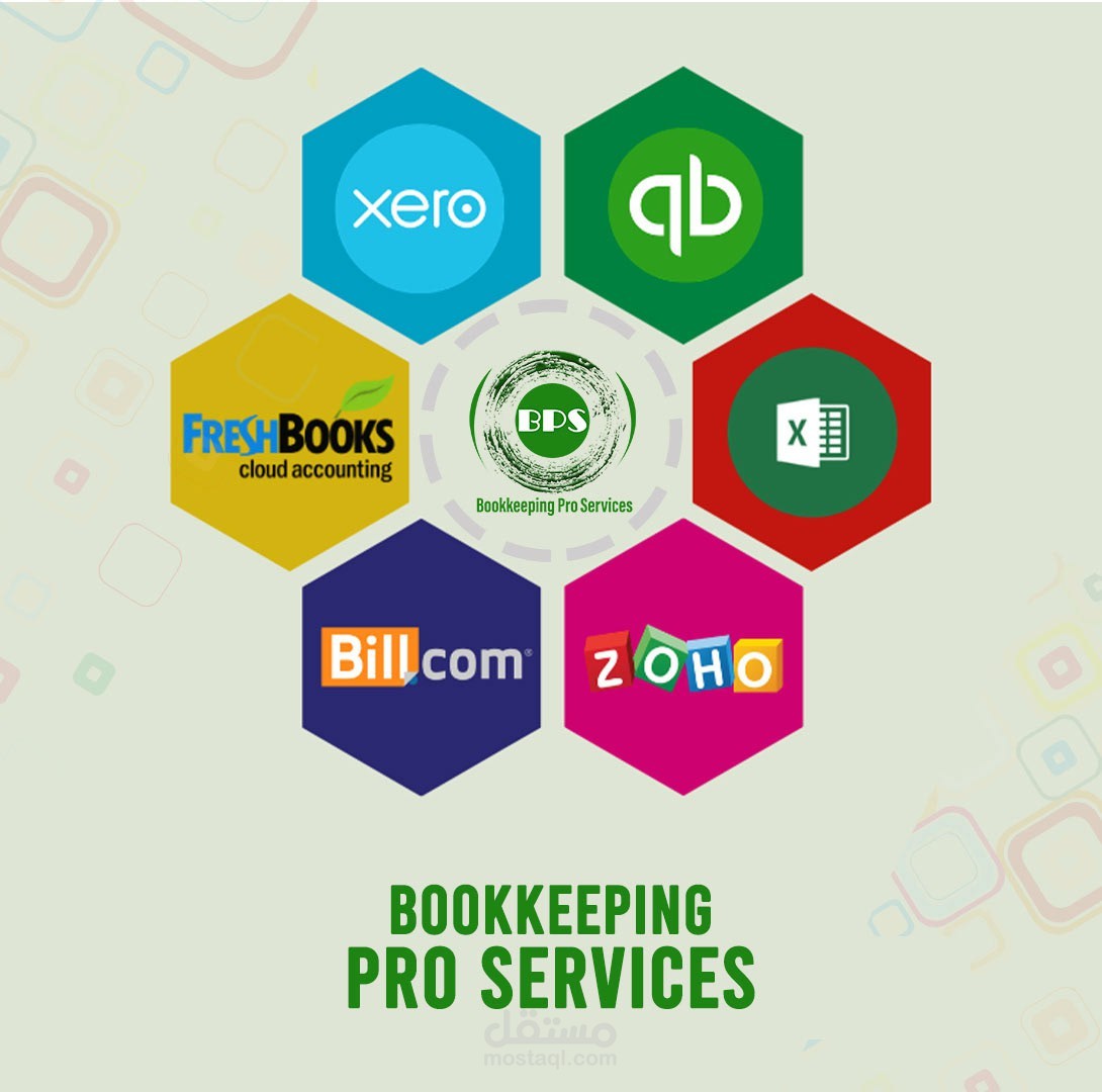 اعداد نظام محاسبي باستخدام برامج المحاسبة السحابية(Quick books, Zoho books,  Xero books, Wave ,Odoo) .