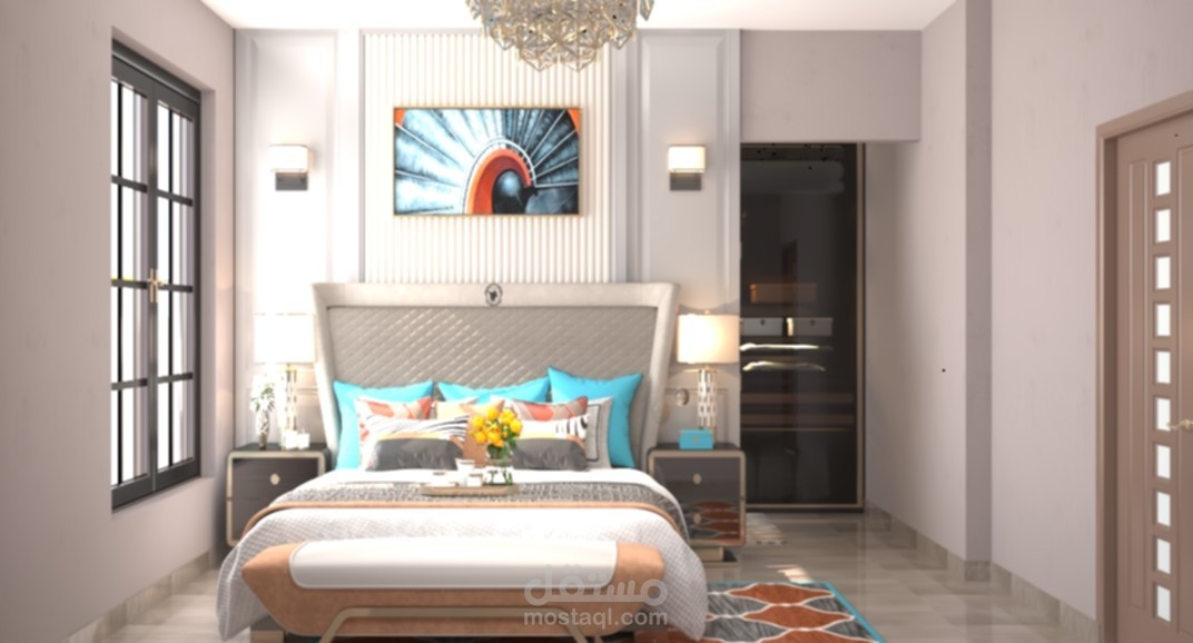 Master Bedroom With Dressing