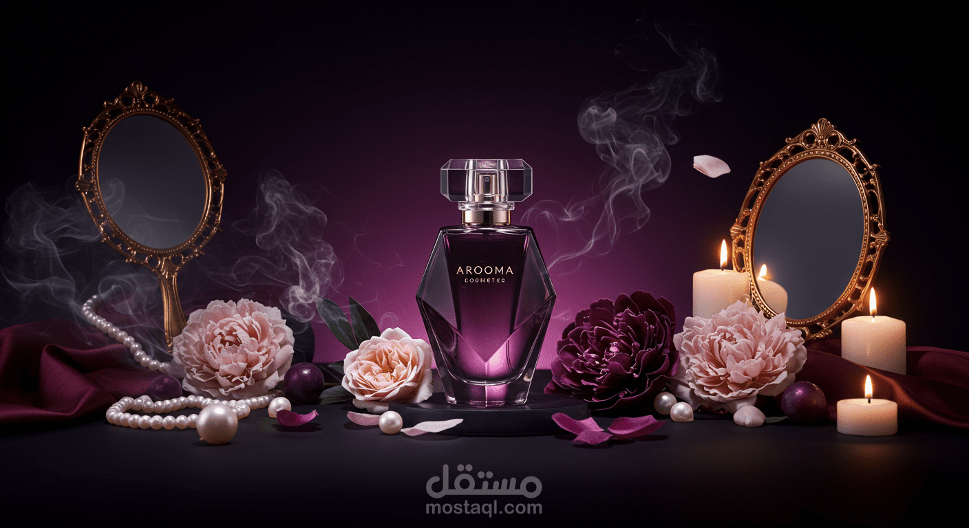 Generative Media Arts for - Arooma Cosmetics