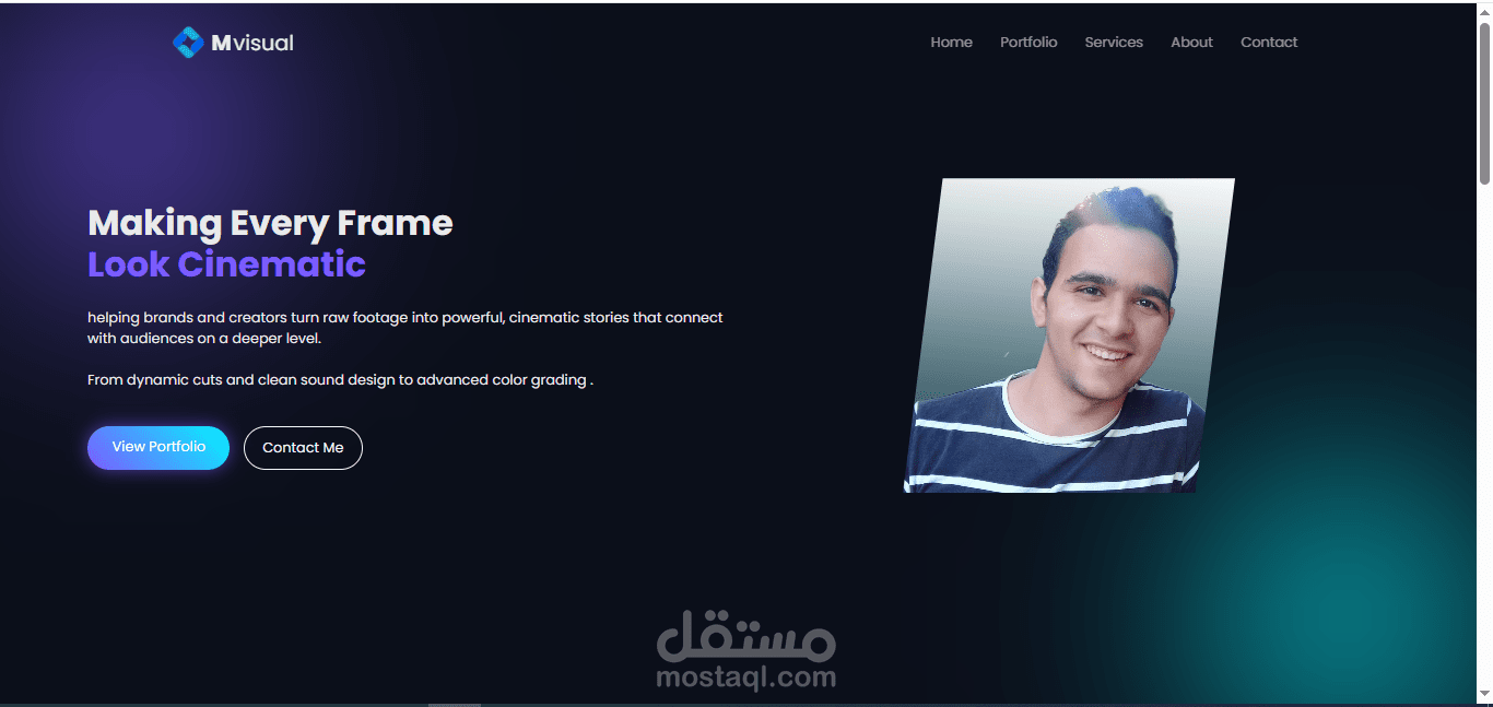 موقع بروفايل لمحرر فيديو