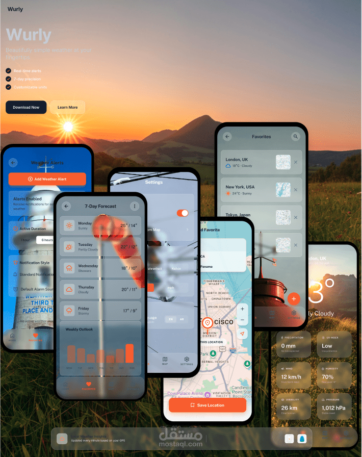 Wurly - Modern Weather App
