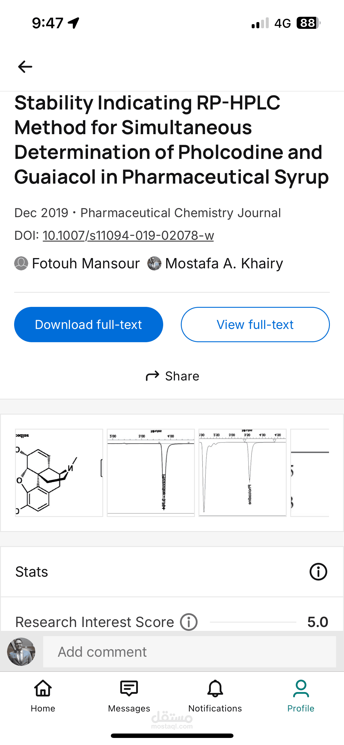 Pharmaceuticals research
