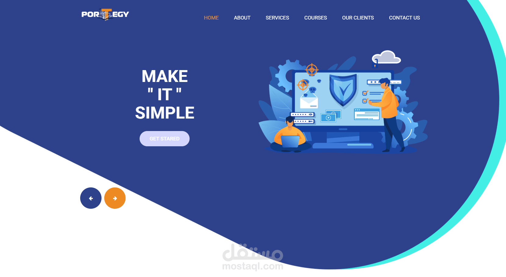 تصميم وبرمجة صفحة هبوط (Landing Page) عصرية مع التركيز على الأداء وسرعة التحميل