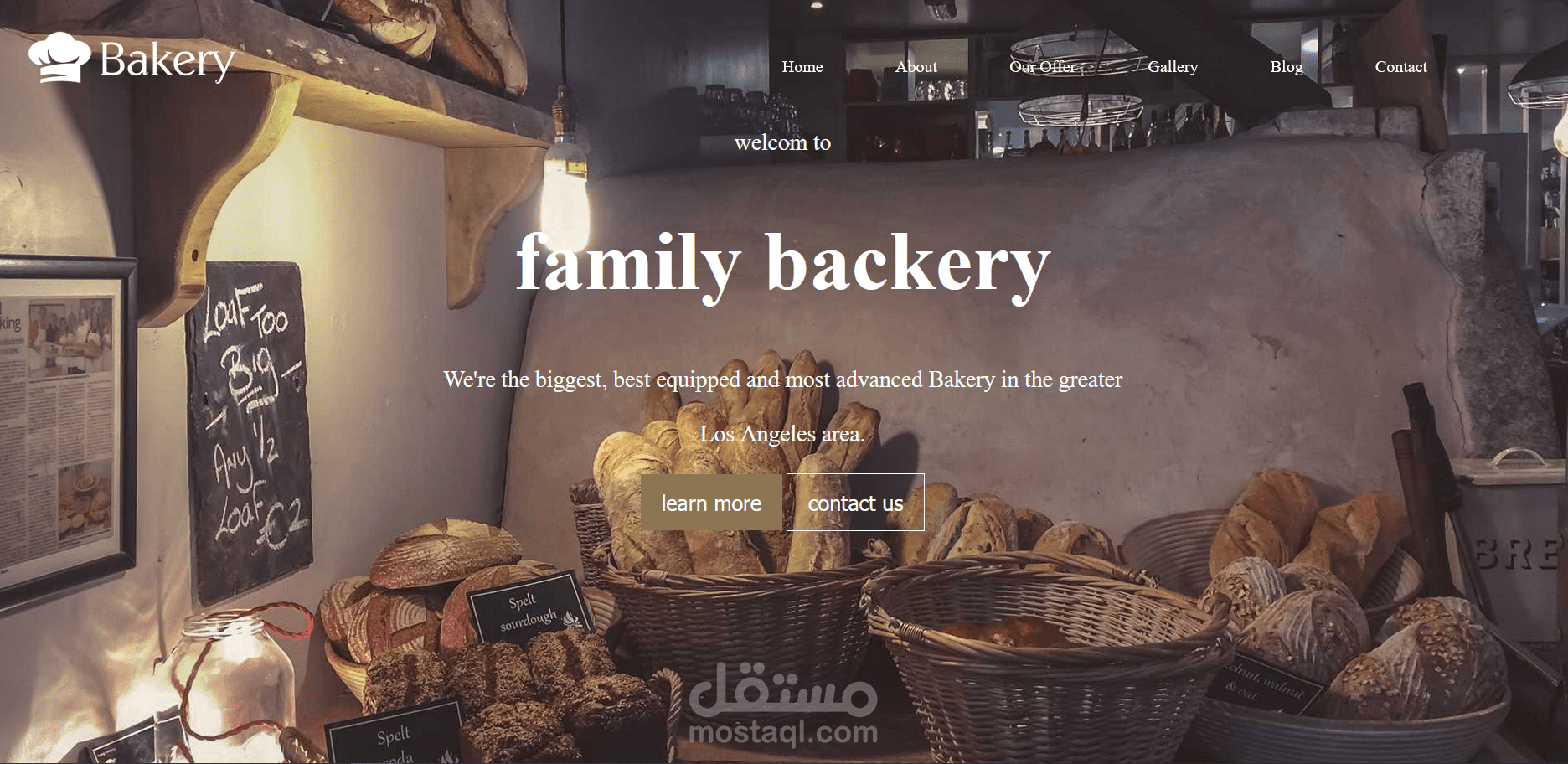 تصميم موقع باستخدام html,css