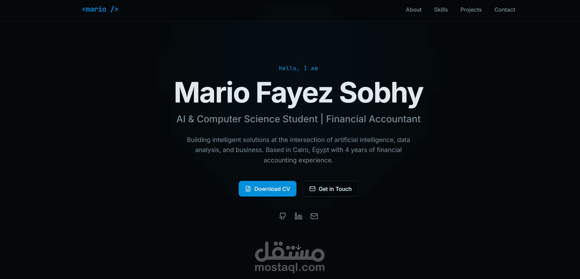 صنع معرض اعمال احترافي (portfolio)