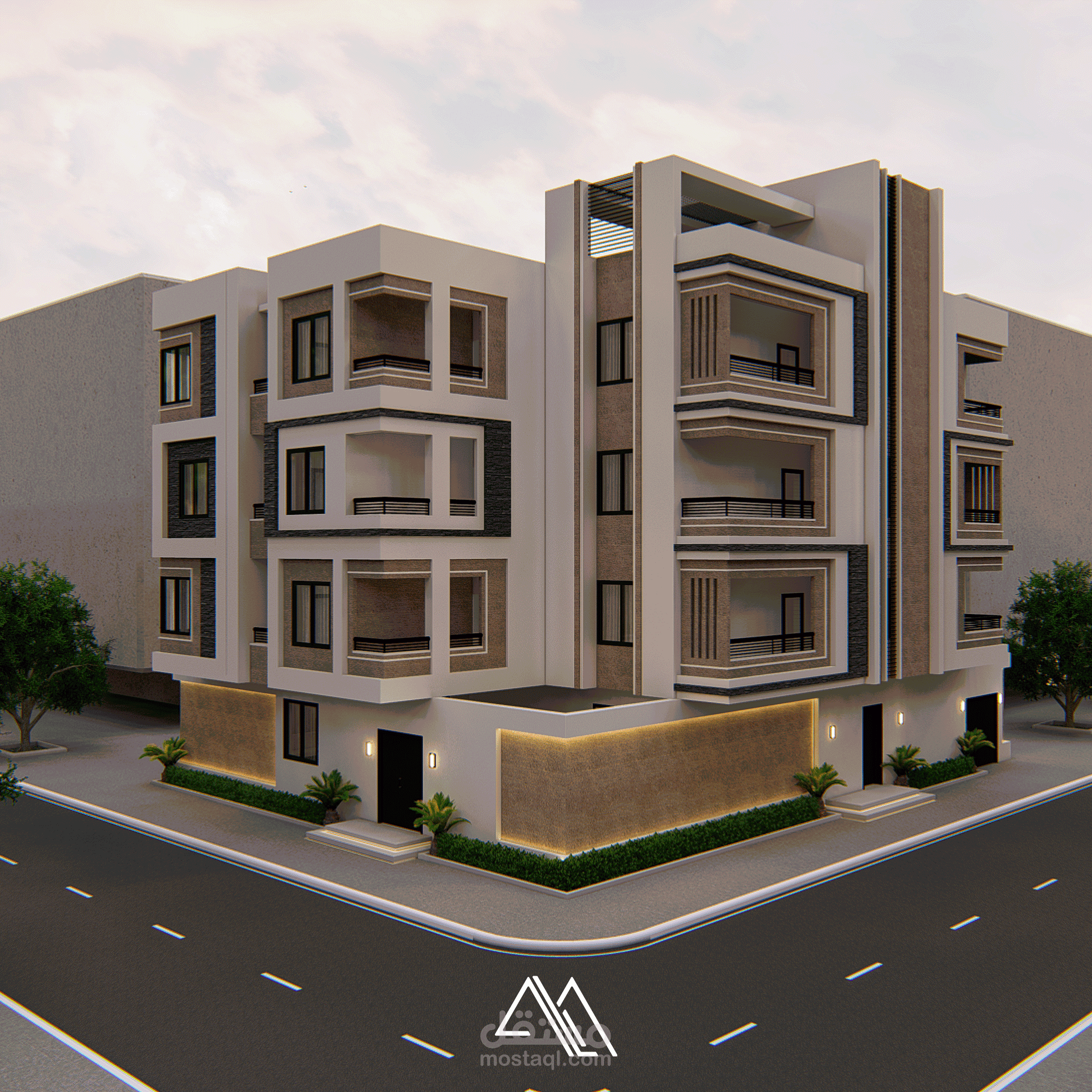 تصميم مبنى سكني