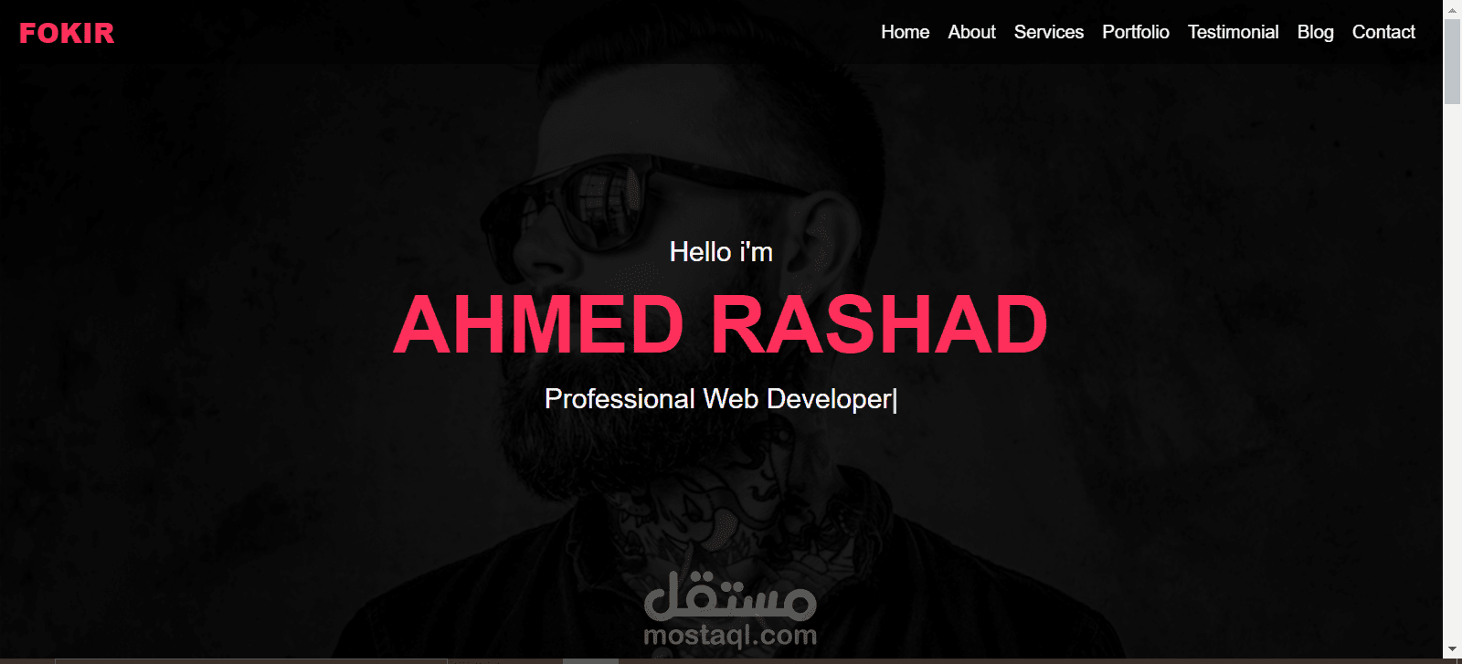 smart and responsive portfolio