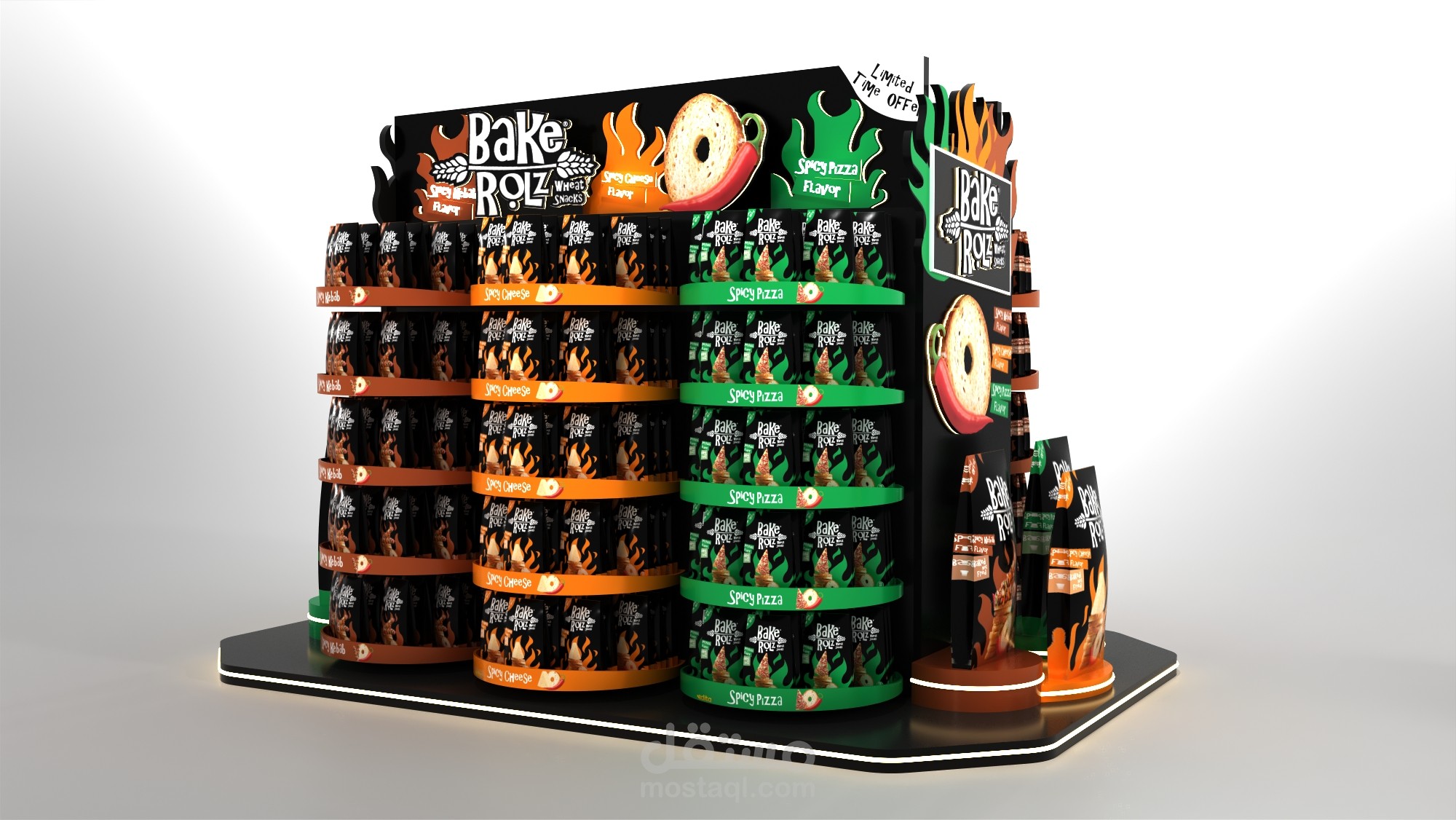 Bake Rolz SPICY Displays