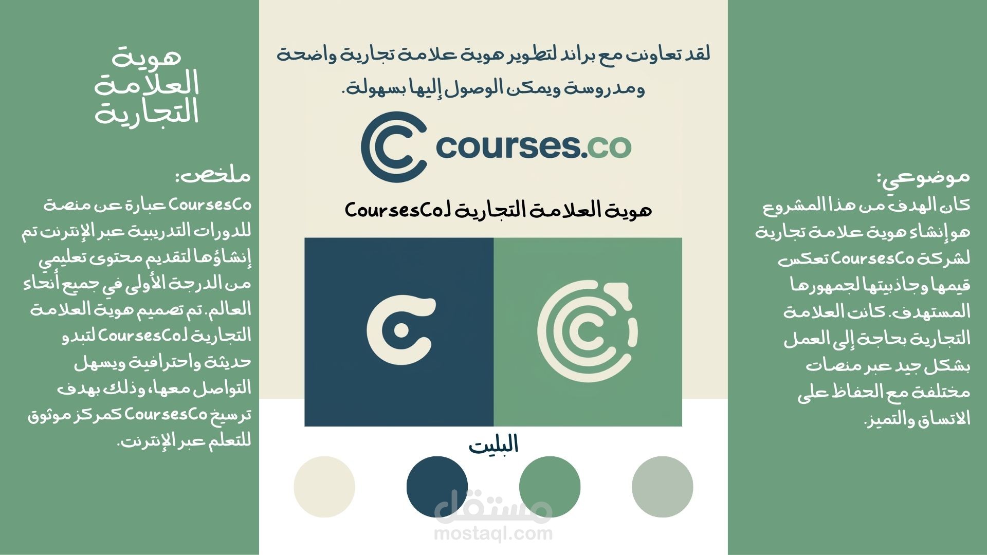 هوية العلامة التجارية لـ "كورسيزكو".