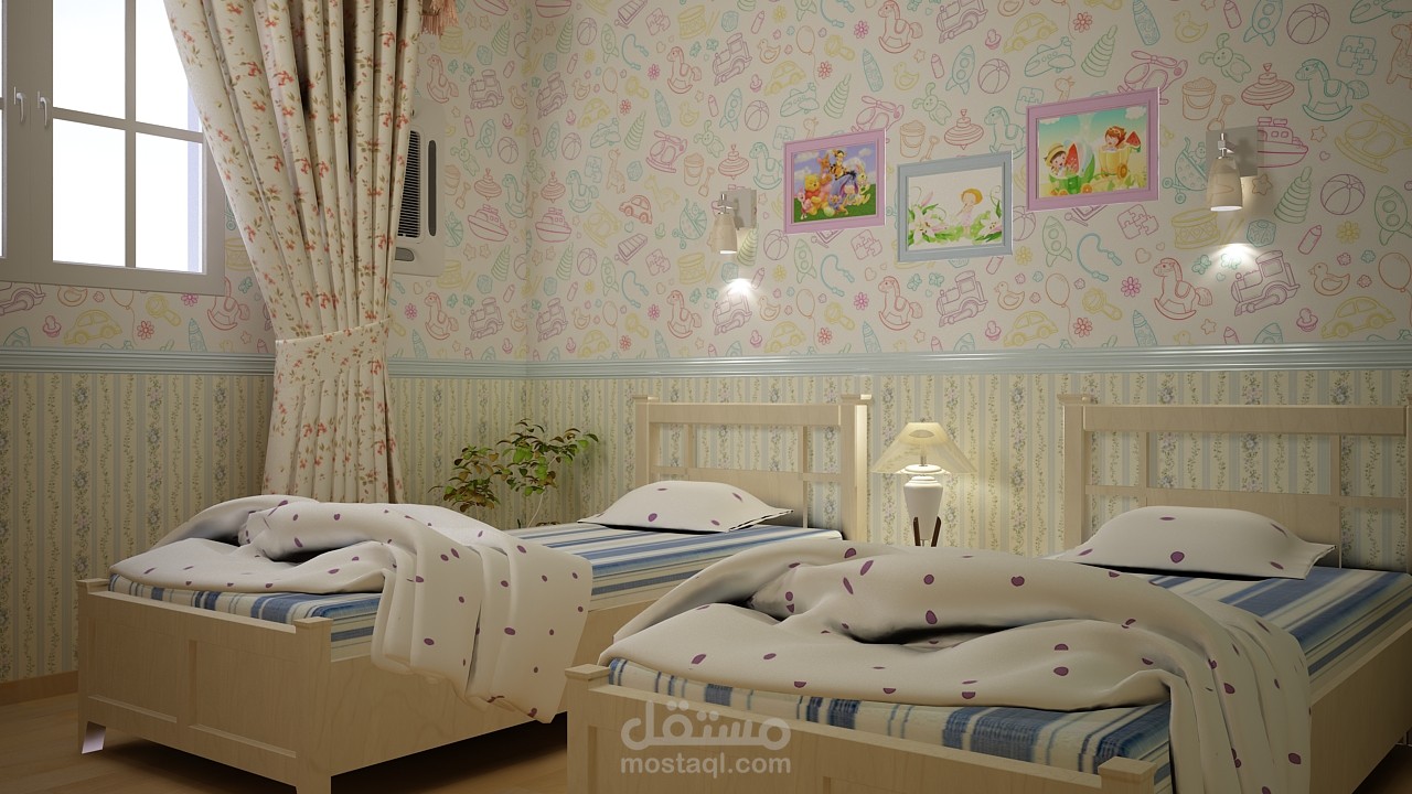 تصميم لغرفة أطفال