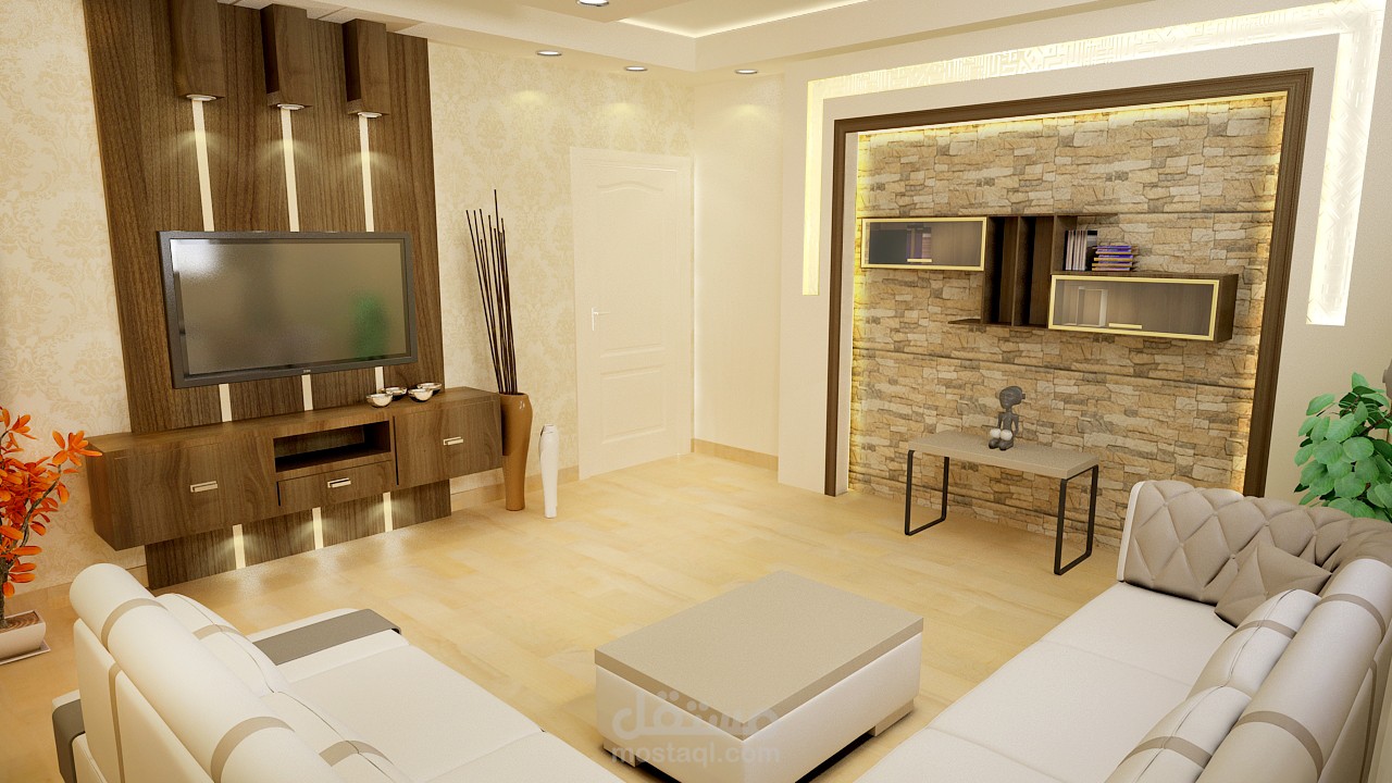 تصميم 3D لريسيبشن مودرن