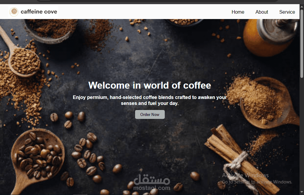 تصميم وتطوير صفحة هبوط احترافية باستخدام HTML و CSS فقط