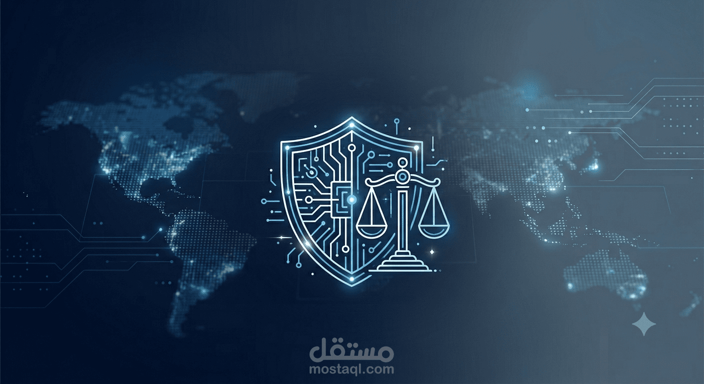 تصميم وحوكمة نظام ذكي لتدقيق الامتثال القانوني وحماية البيانات (AI Legal Compliance Auditor)