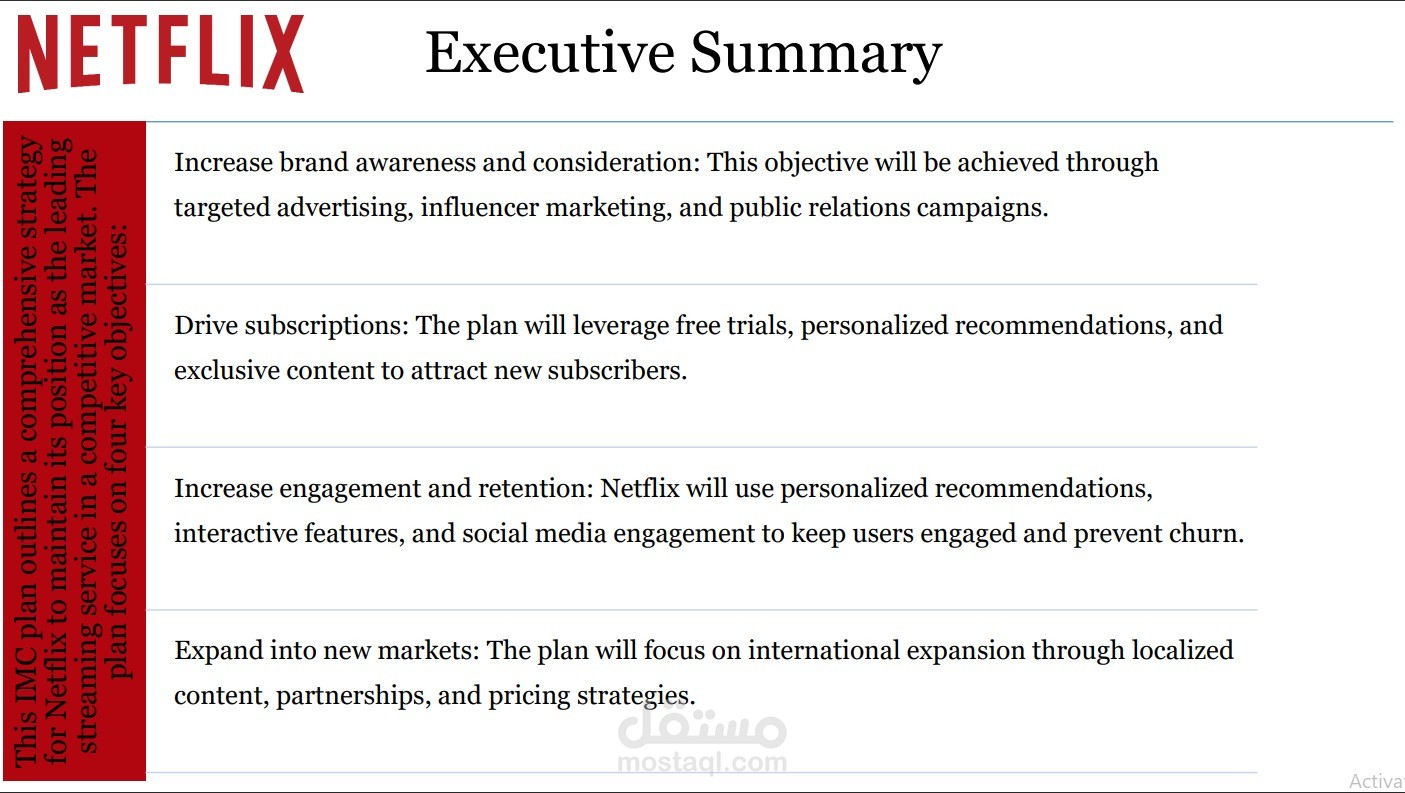 Imc Plan