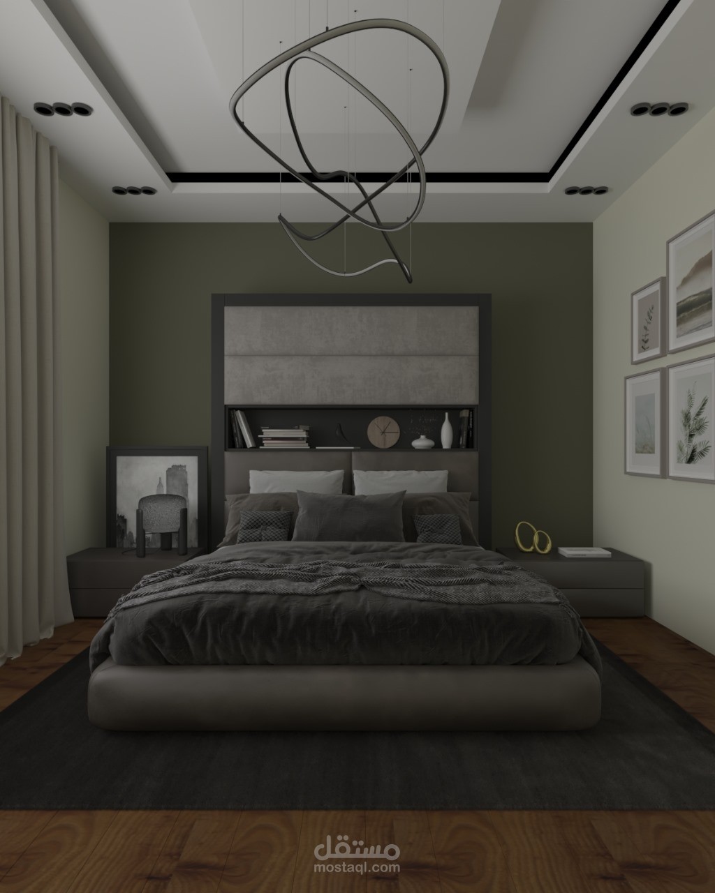 تصميم masterbedroom