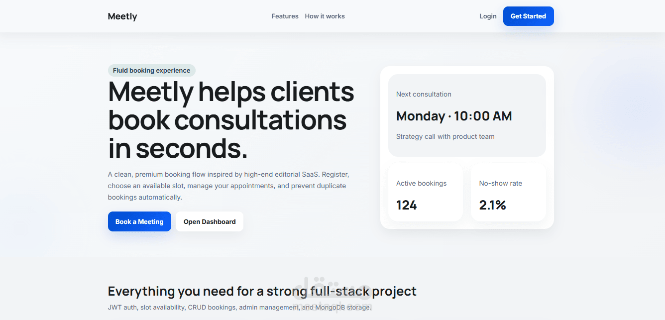 Meetly – Smart Meeting & Booking System