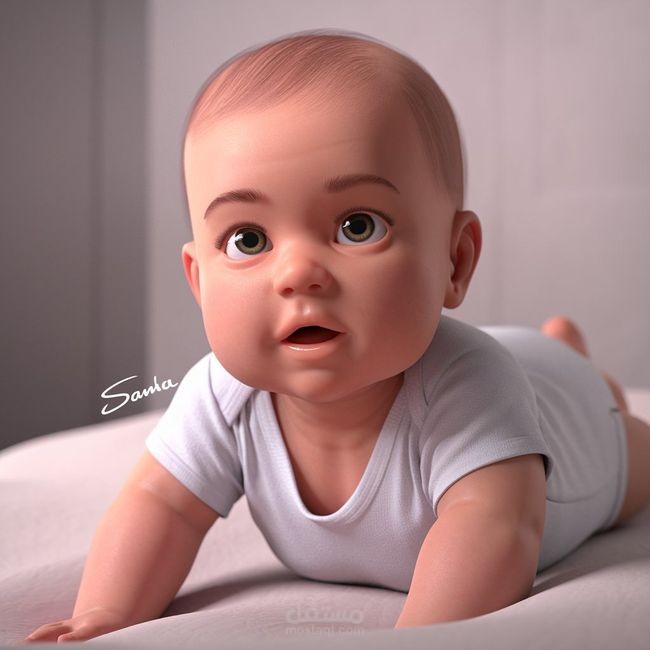 3D render of a pencil drawing