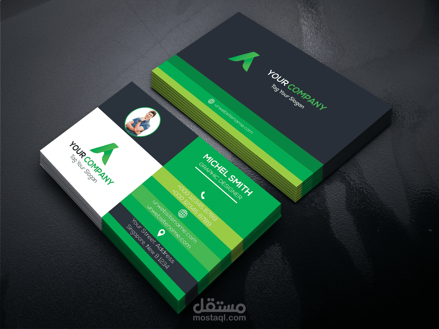 تصميم بطاقة مشروع بسعر مميز