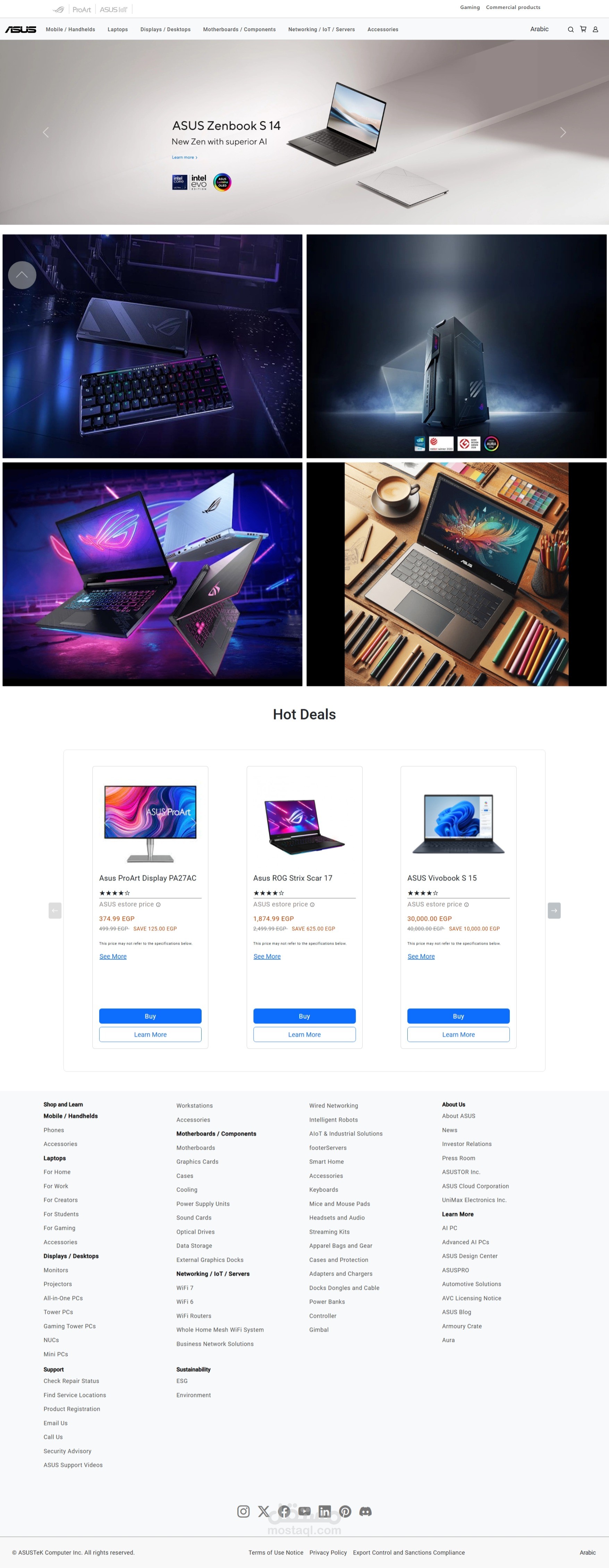 Asus Store Web Application