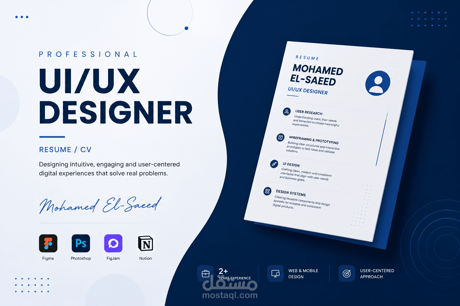 Professional UI/UX Designer CV