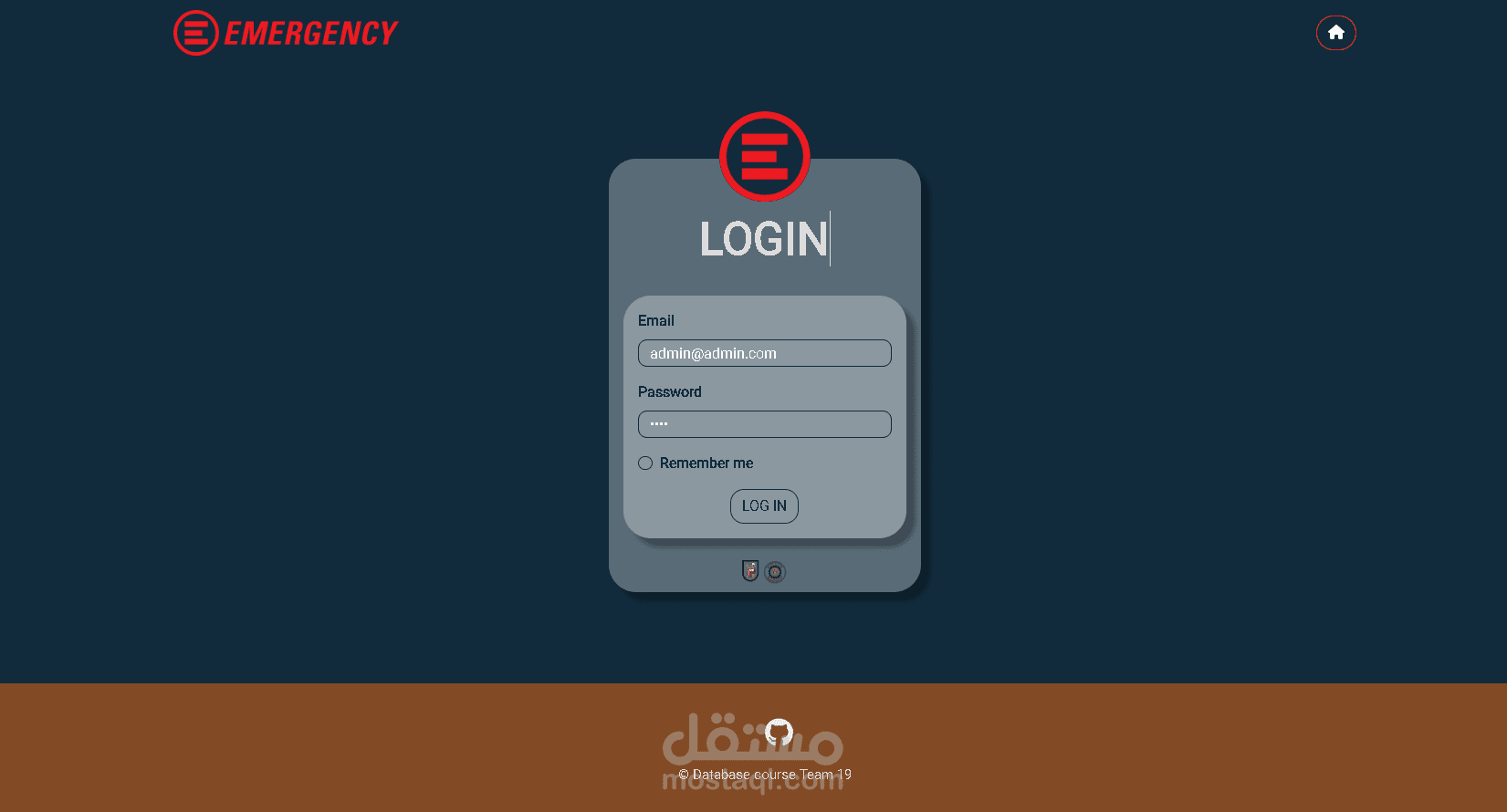 Hospitals Emergency Department Full Stack Website