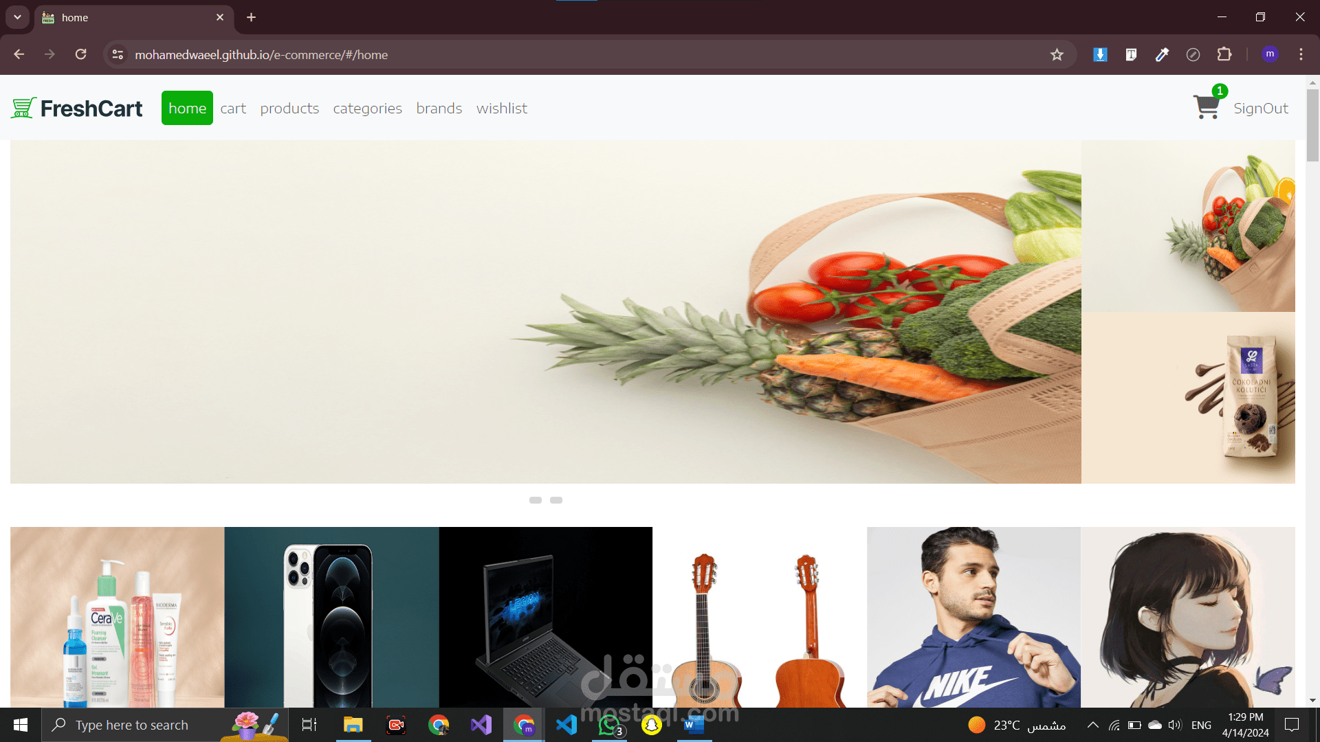 ecommerce website
