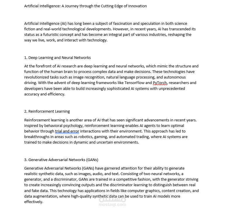 Artificial Intelligence