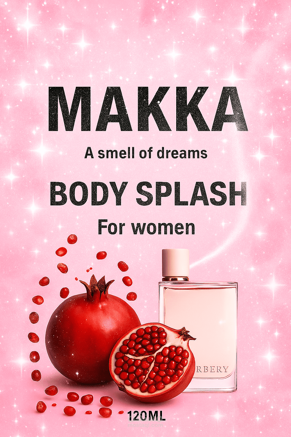 ملصق لعبوات معطر للجسم