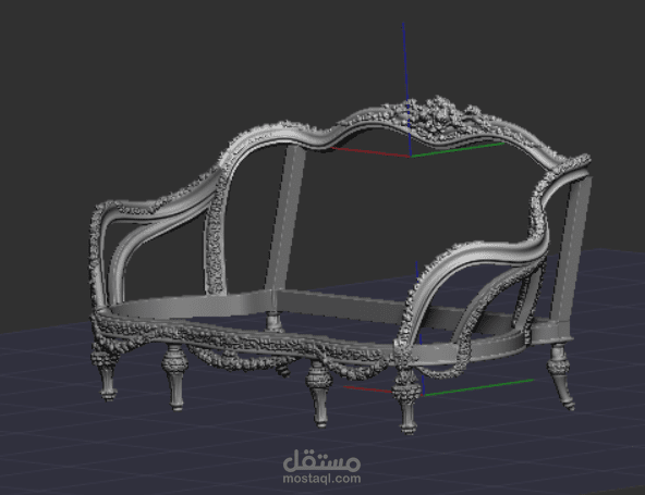 فوتي من صالون العنب تم تصميمه علي برنامجzbrush