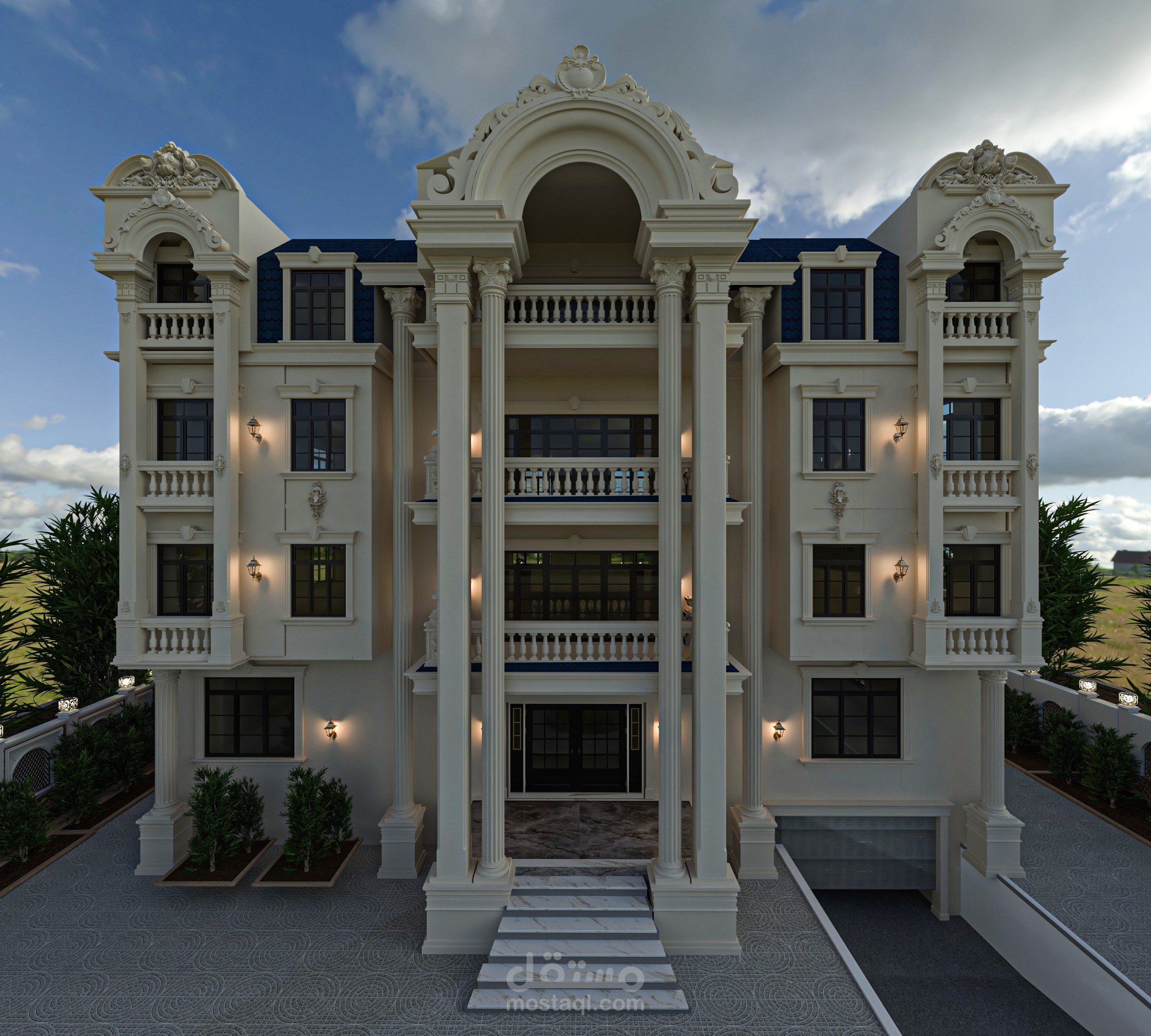 تصميم واجهة فيلا