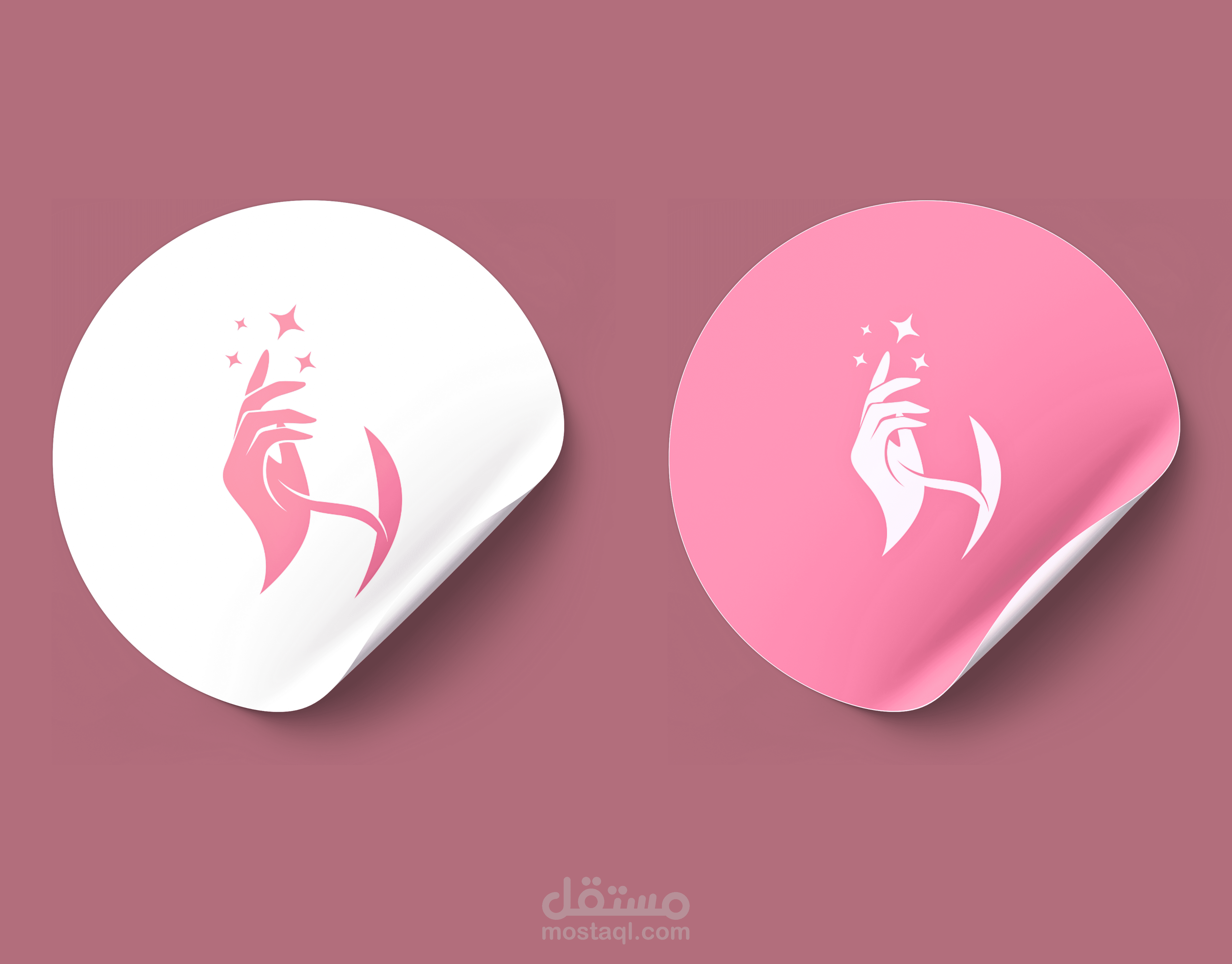 لوجو براند هاند ميد(Hand made) للتصميمات الإبداعية اليدوية