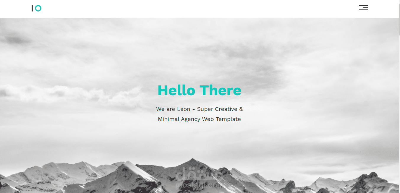 تصميم وتطوير قالب ويب احترافي جاهز للاستخدام للشركات أو الوكالات الإبداعية