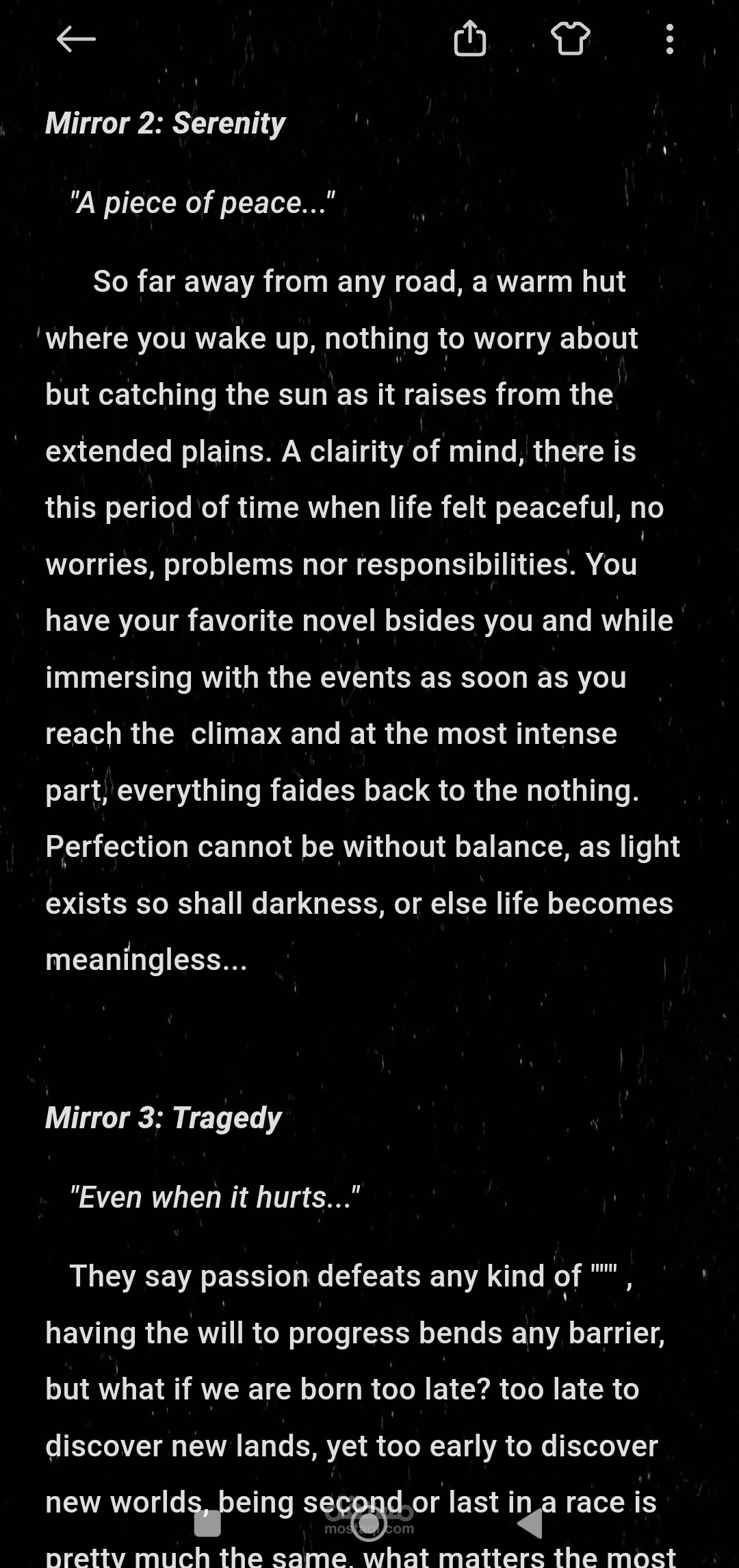 Mirrors