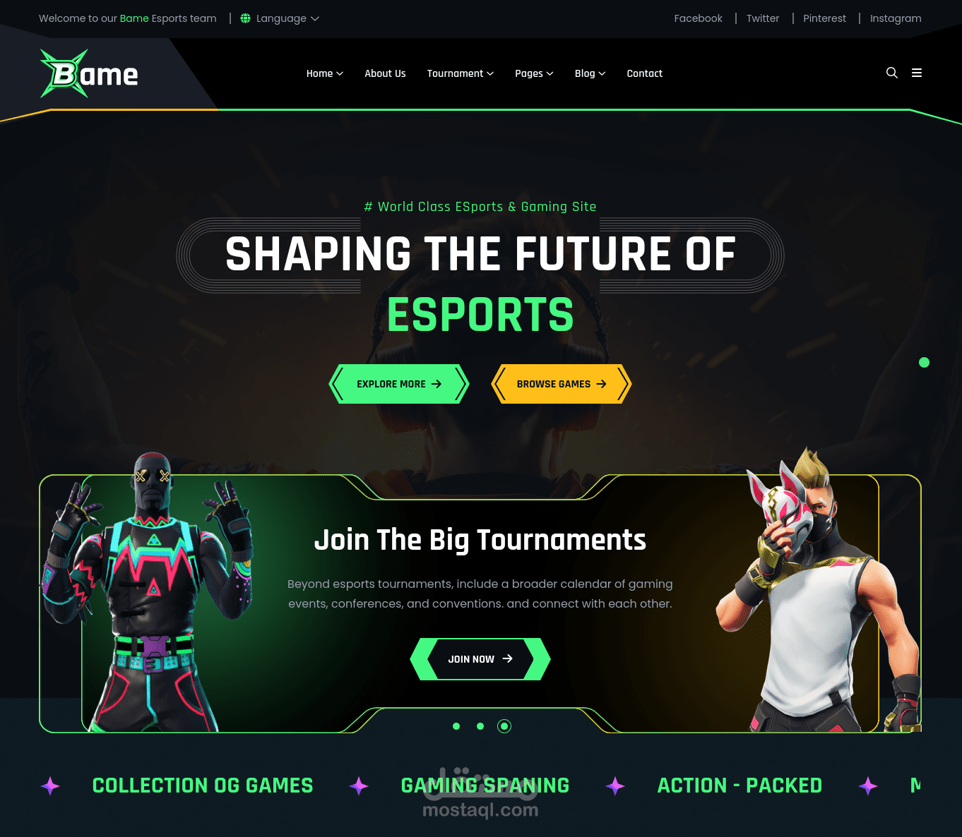 Bame gaming store