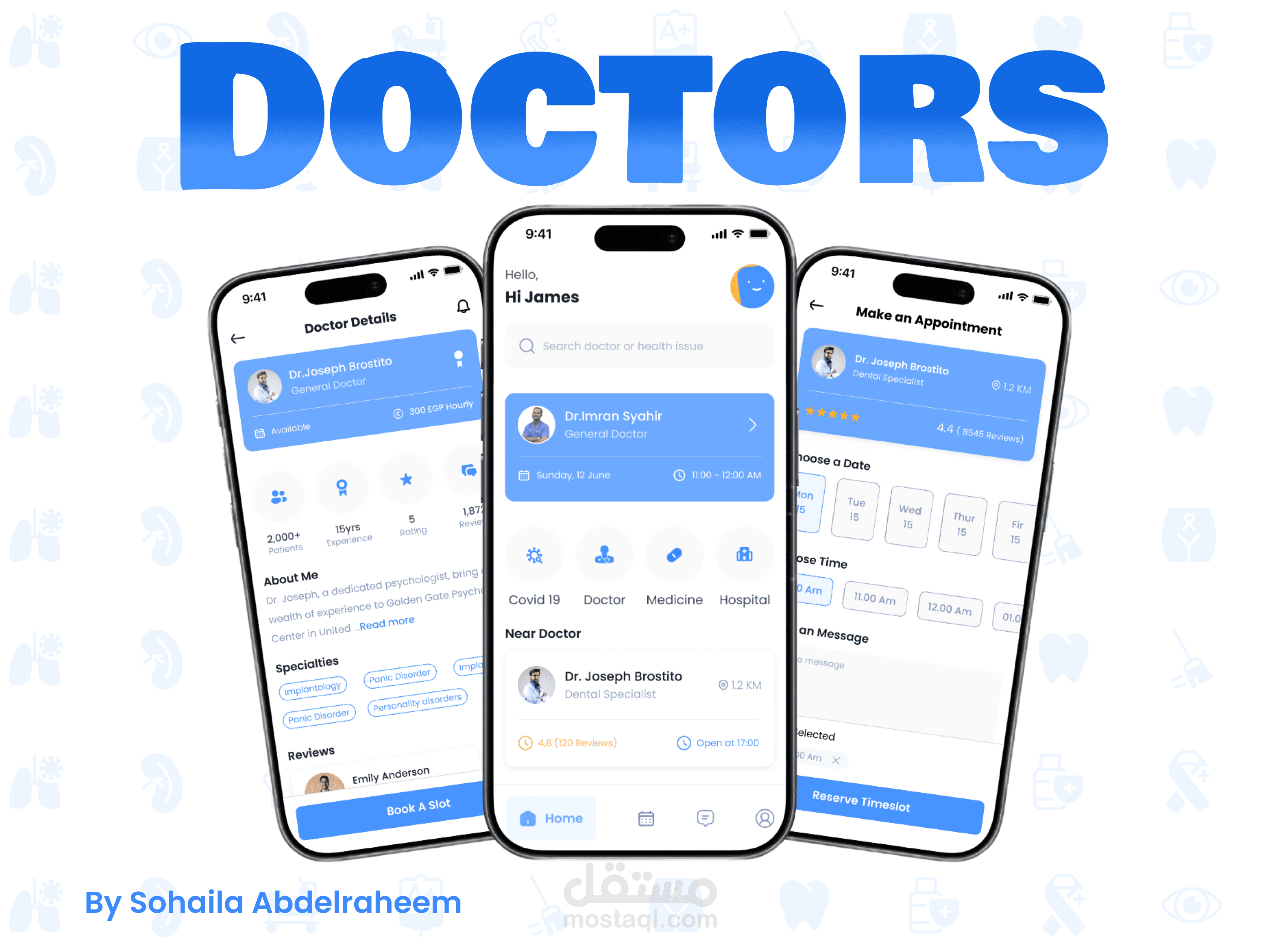 Doctor Appointment UI desgin