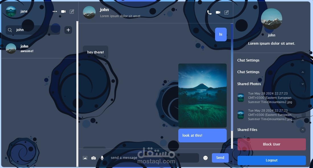 تطبيق محادثة باستخدام React مع Firebase