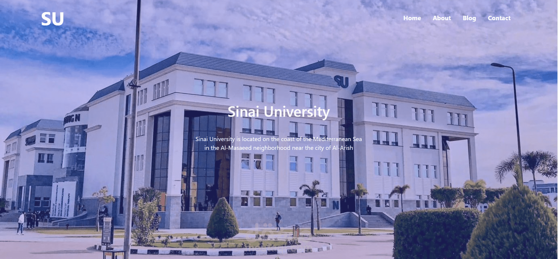 موقع جامعة سيناء